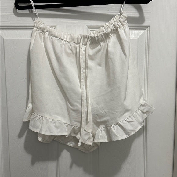 Commence Pure Cotton Ruffle Shorts Set - Picture 2 of 3